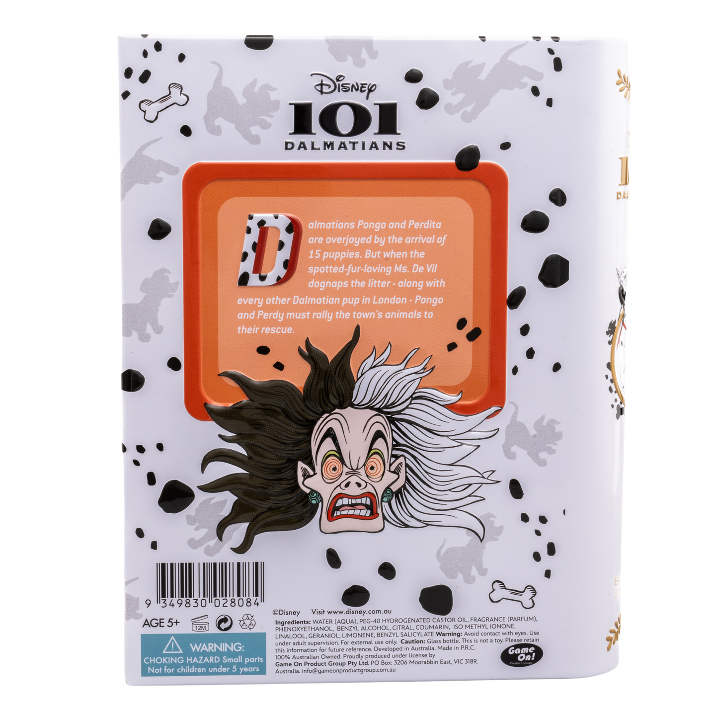 101 Dalmatians Collectable Storybook Eau De Toilette 101 斑點狗故事書型淡香水 50ml