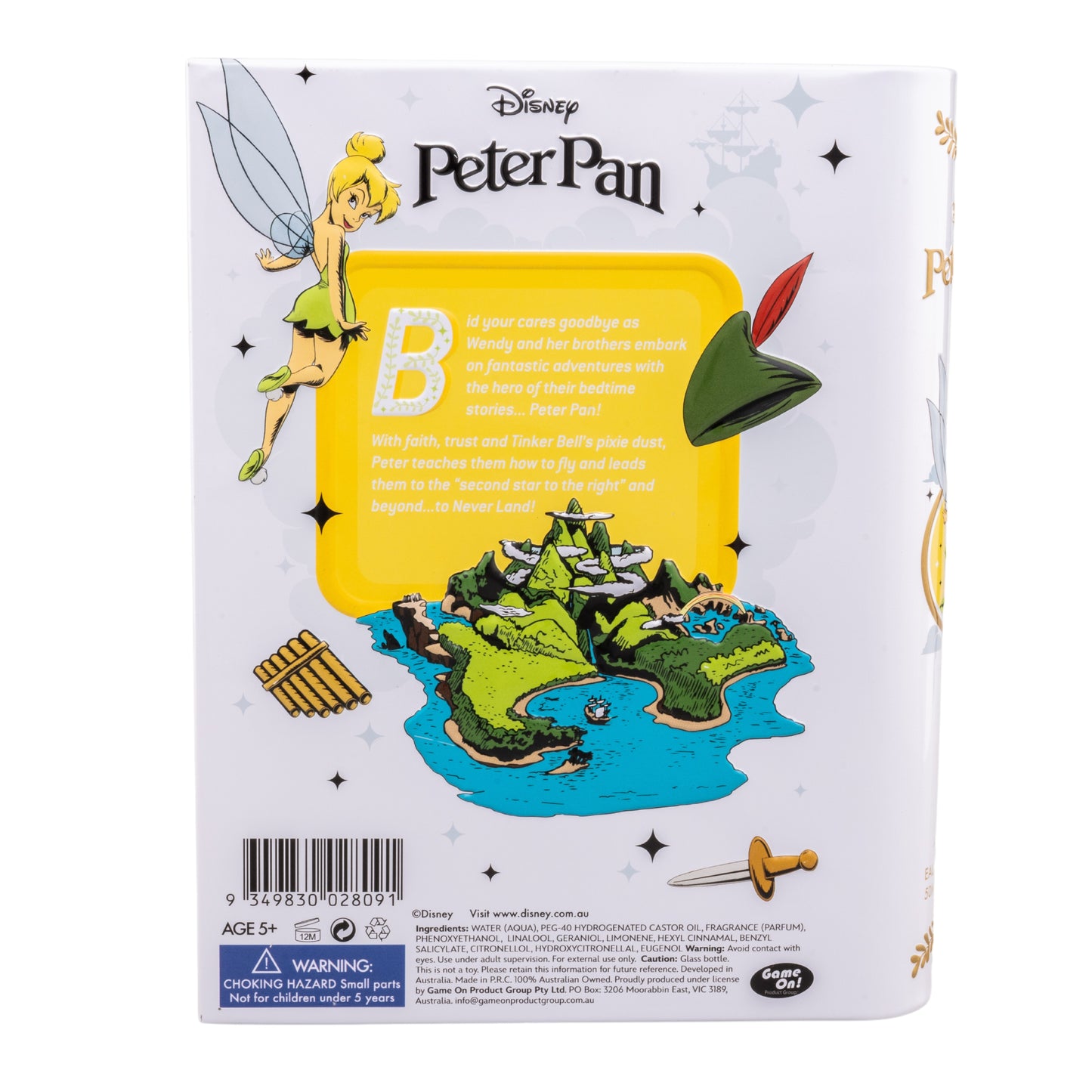 Peter Pan Collectable Storybook Eau De Toilette 小飛俠故事書型淡香水 50ml