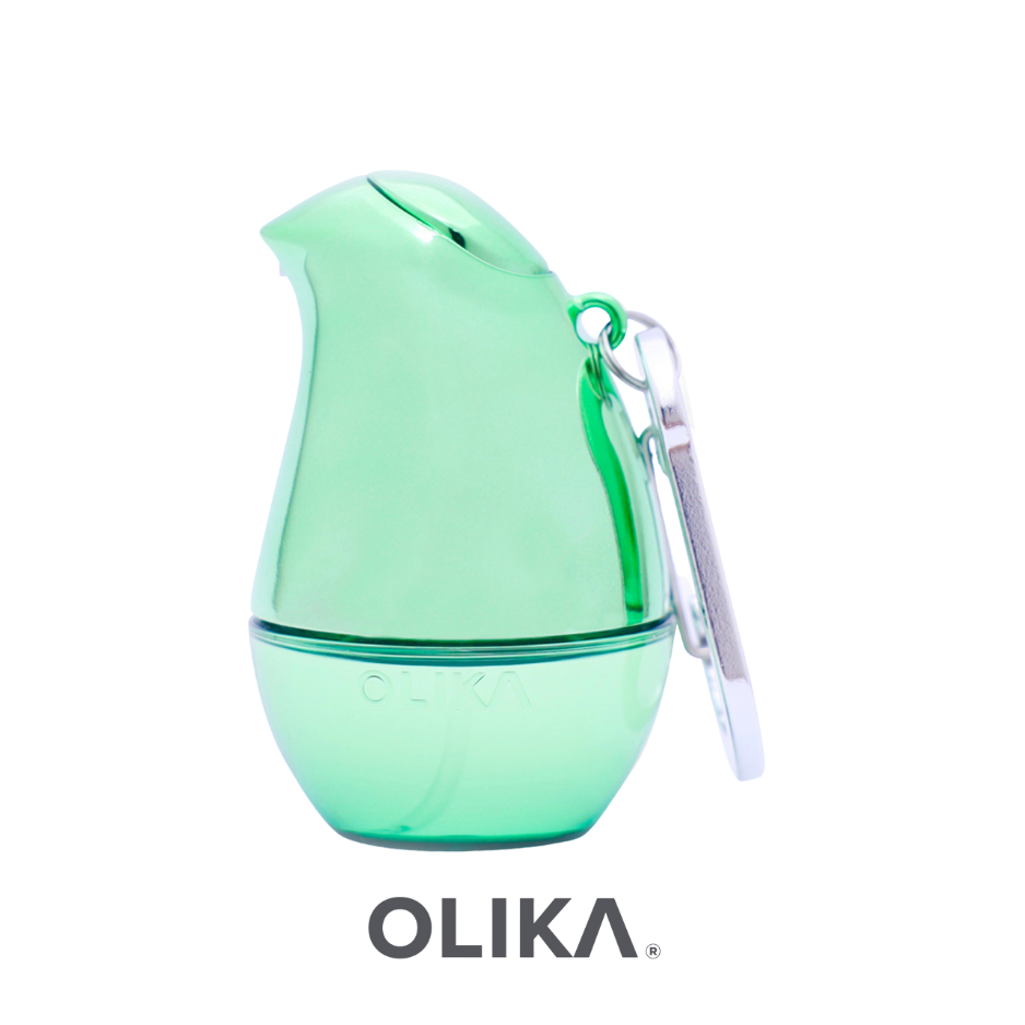 OLIKA Ultra-Hydrating Hand Sanitizer-Metallic Collection-20ml Strong Clip-On 消毒免洗搓手液-20ml 有釦-閃綠-雜果香味