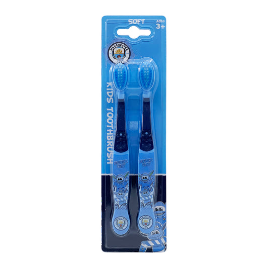 MANCHESTER CITY Kids Toothbrush Pack 曼城兒童牙刷 2 支裝